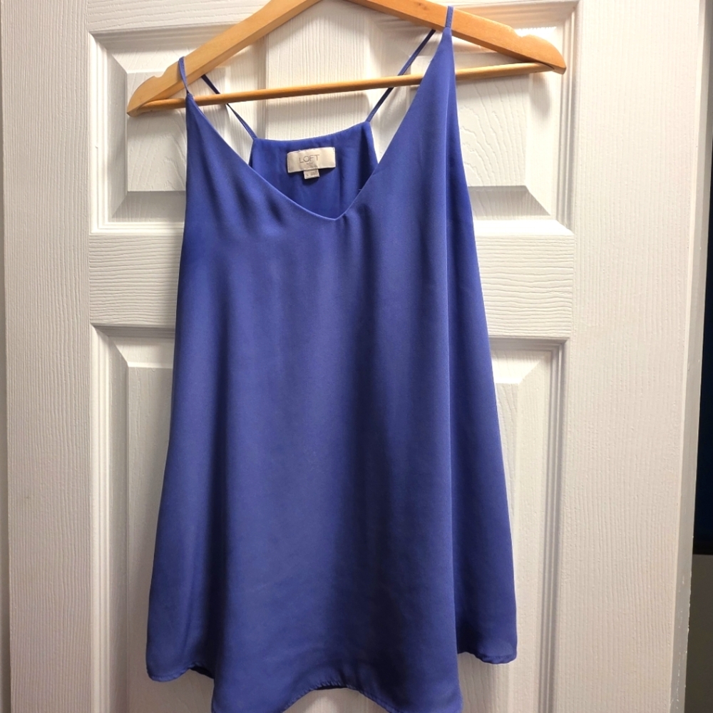 LOFT Purple Relaxed Camisole Top